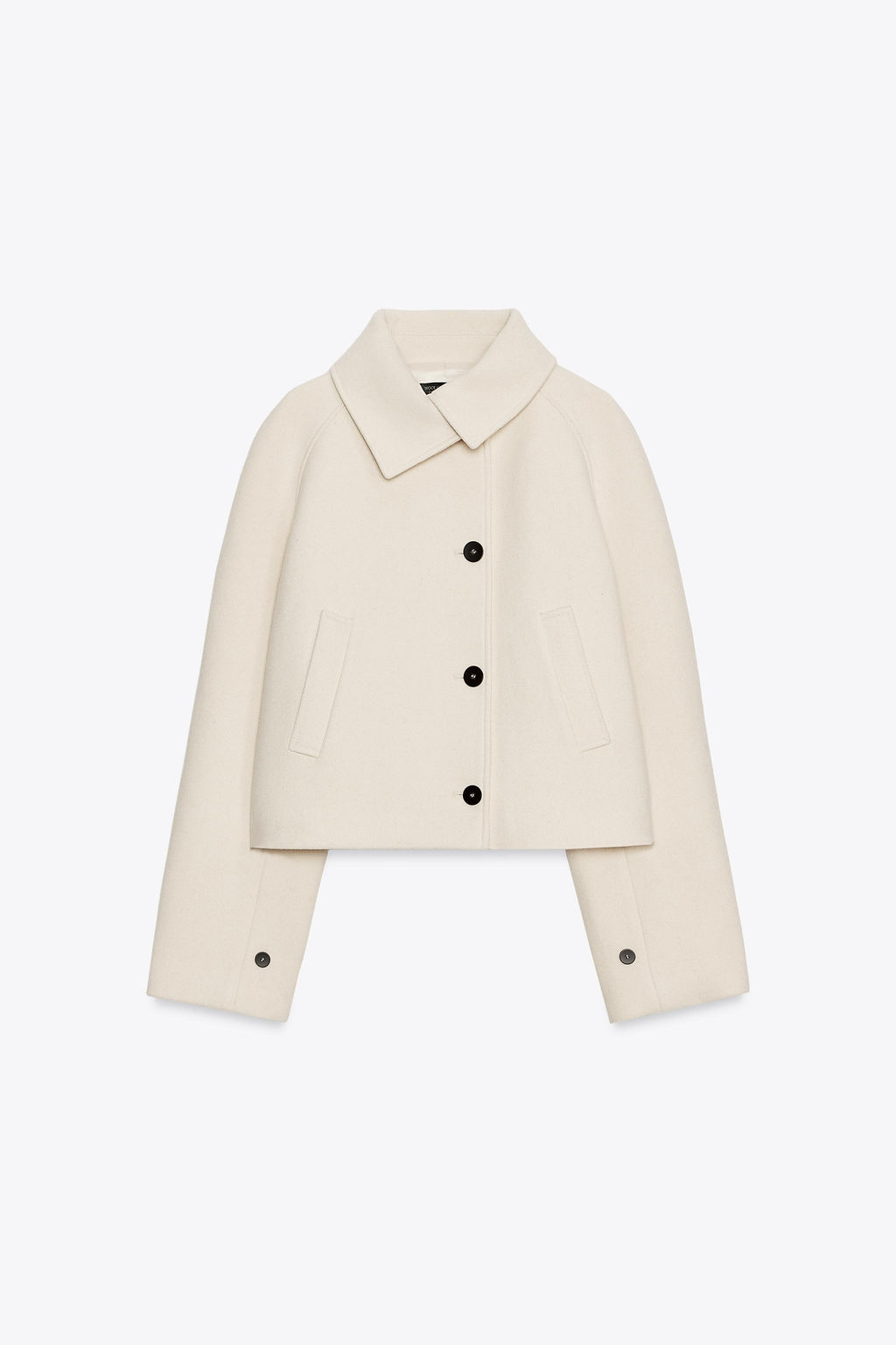 ZW COLLECTION SHORT WOOL COAT - Zara фото 6