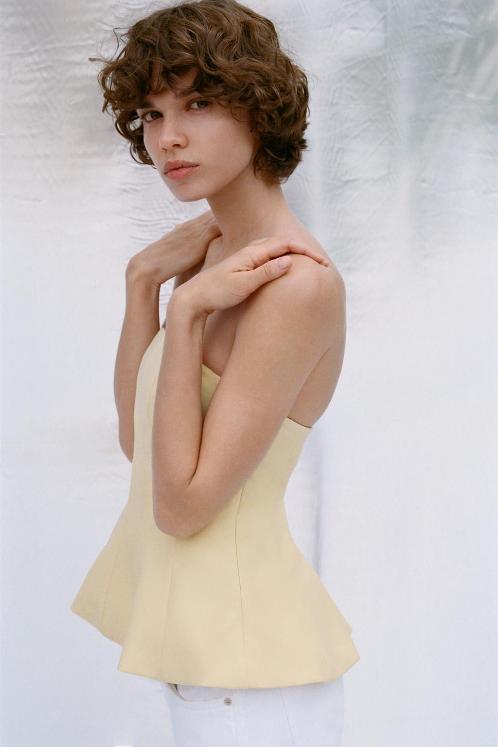 PEPLUM BANDEAU TOP - Zara фото 2