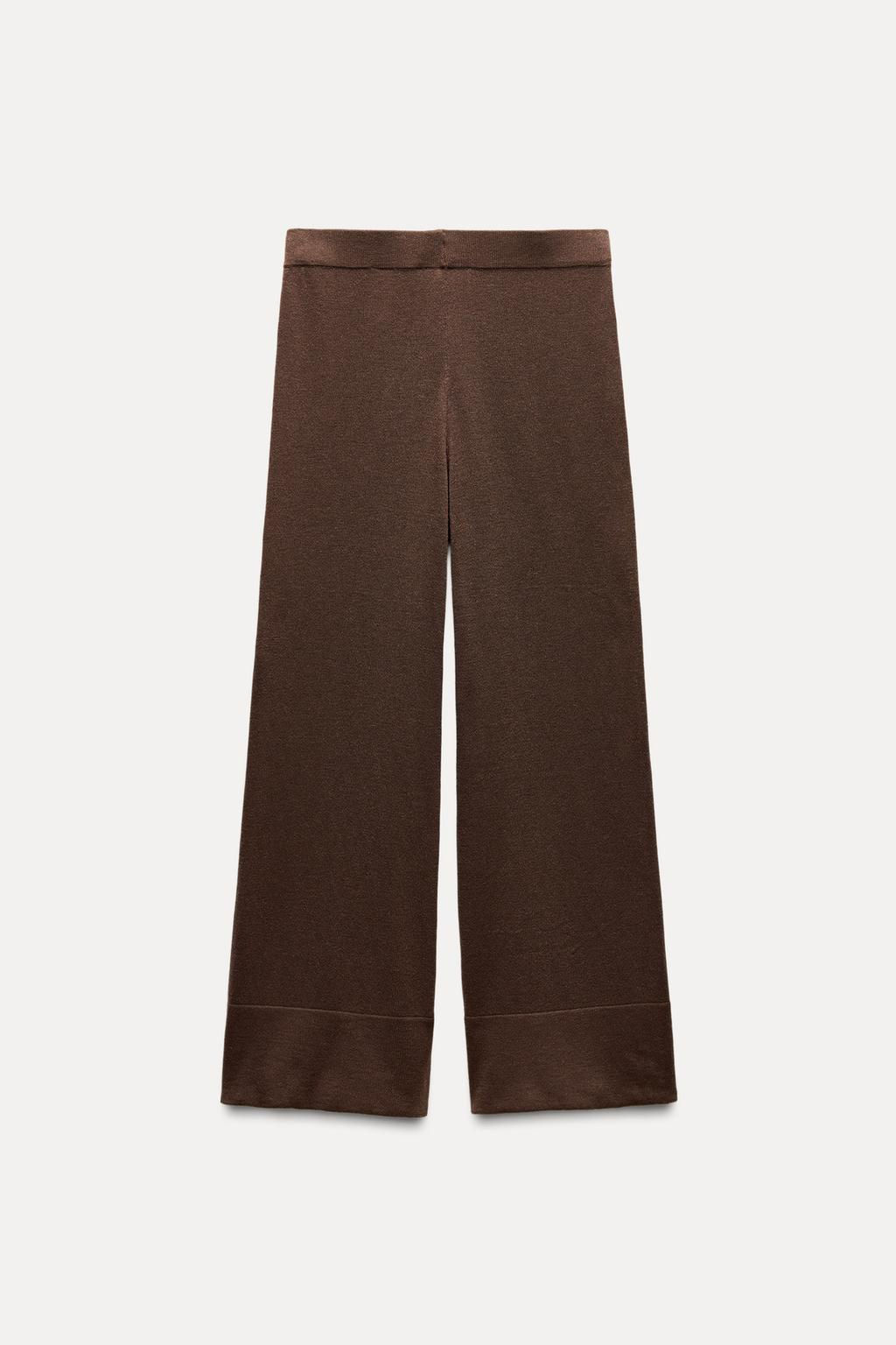 PLAIN KNIT CULOTTES - Zara фото 6