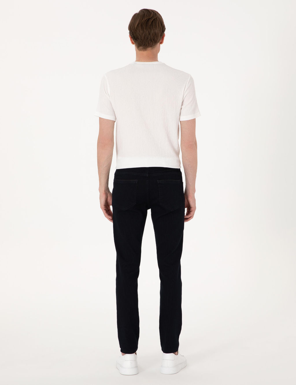 Koyu Lacivert Slim Fit Jean Pantolon - Pierre cardin фото 4