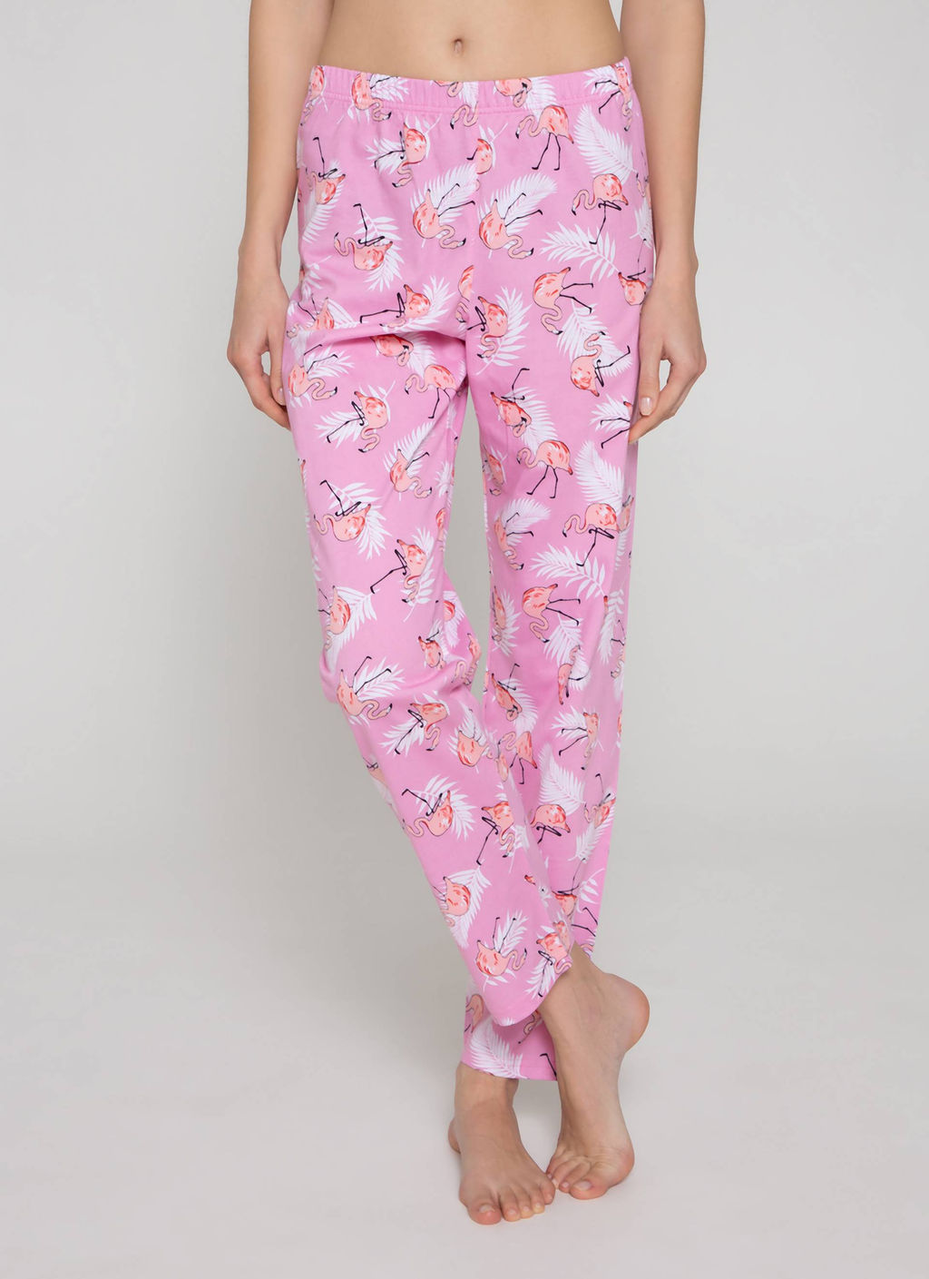 DEA MIA БРЮКИ ЖЕНСКИЕ 5301 TROUSERS (пижамные с рисунком) розовый