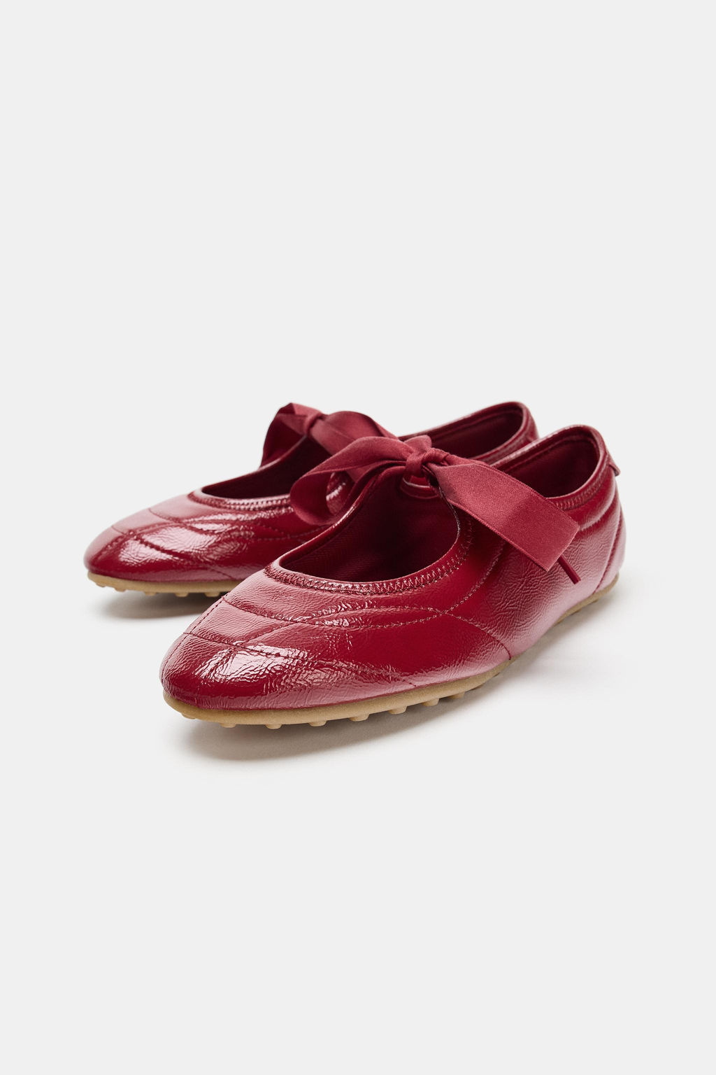 BALLET FLATS WITH BOW - Zara фото 6