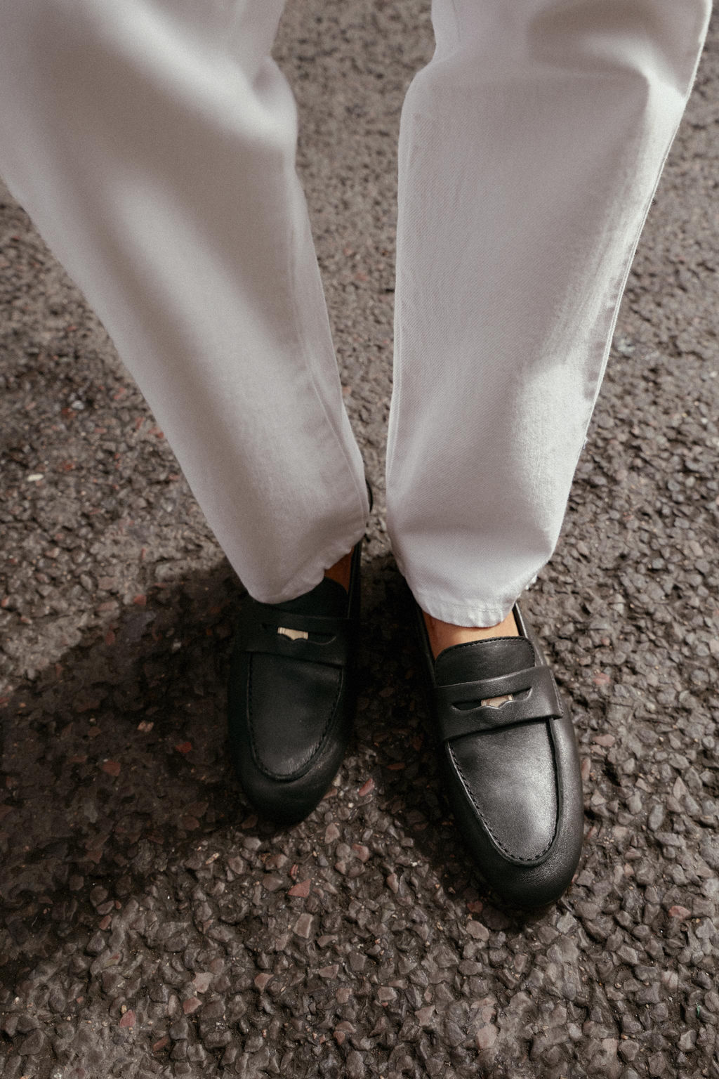 LEATHER PENNY LOAFERS - Zara фото 4