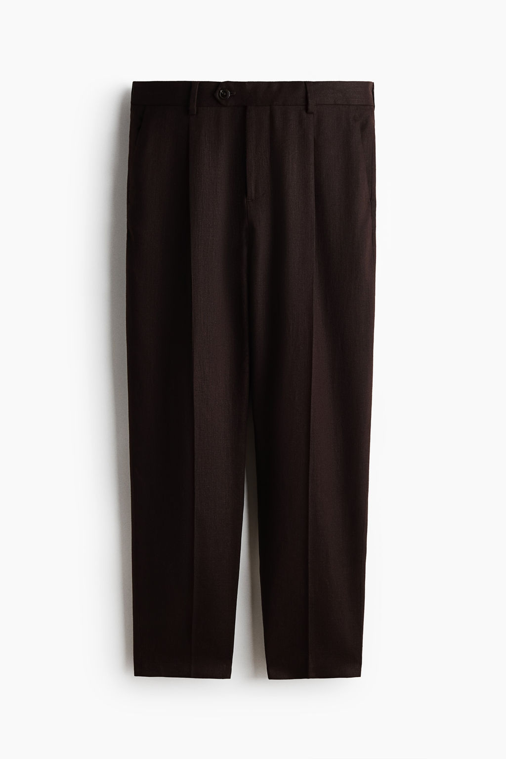 Pantal?n sastre en mezcla de lino Regular Fit - H&m фото 2