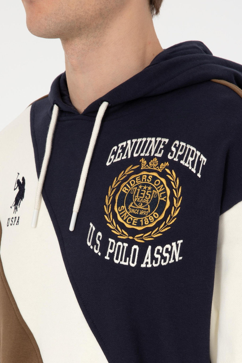 Erkek Comfort Fit Kap_lonlu Haki Sweatshirt - U.s. polo assn фото 7