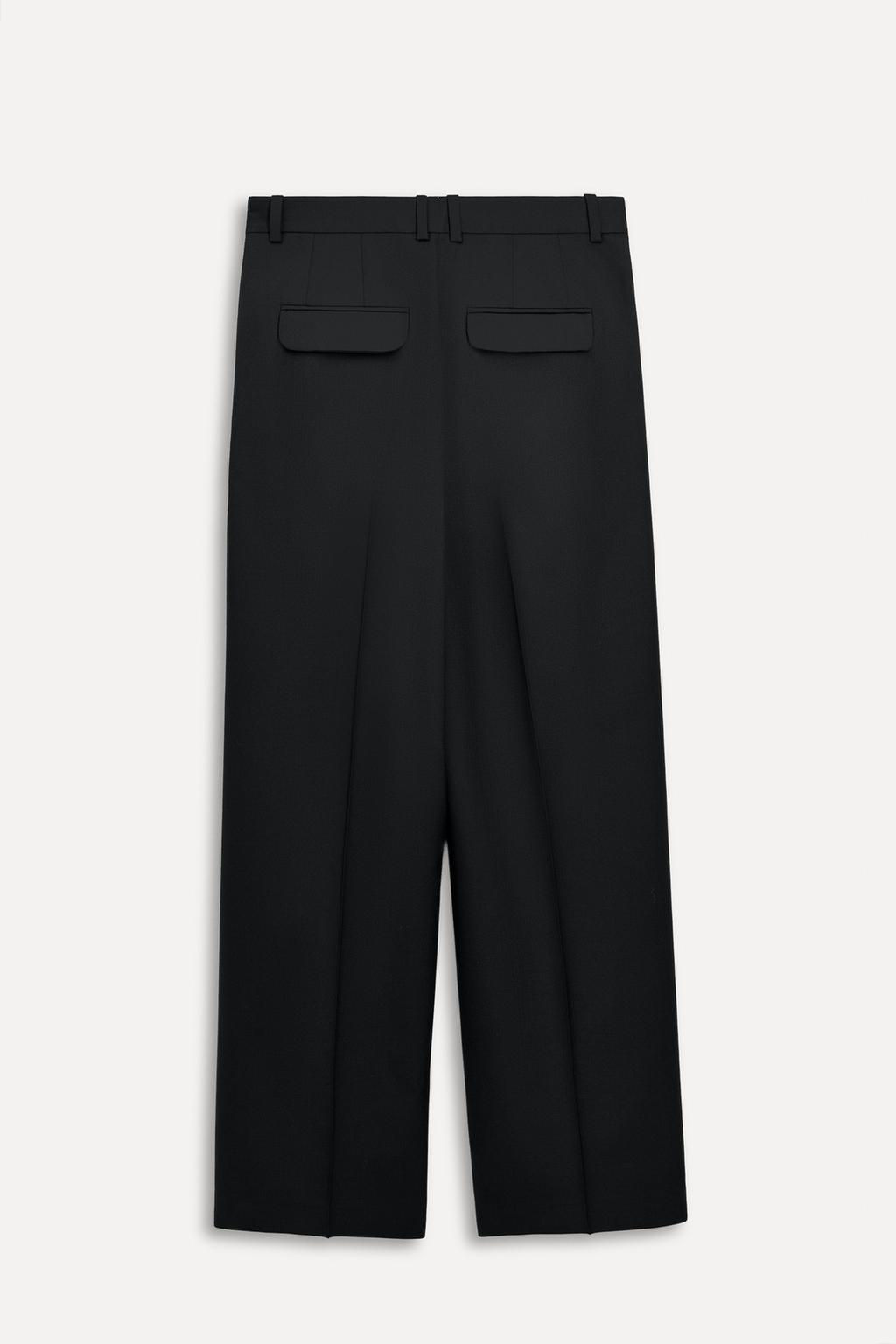 WOOL BLEND TROUSERS WITH DARTS 50TH ANNIVERSARY - Zara фото 4