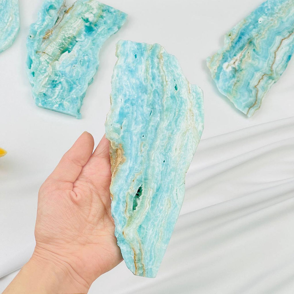 Срез Голубого кальцита - Радуга самоцветов фото 2