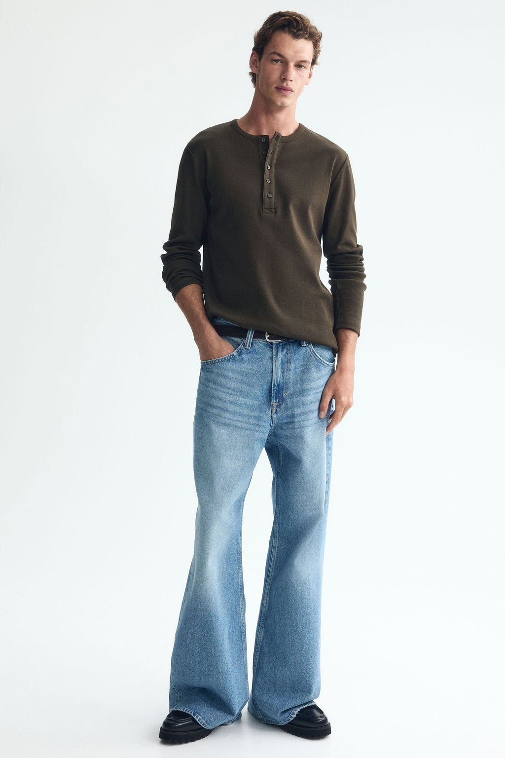 Loose Bootcut Jeans - H&m фото 5