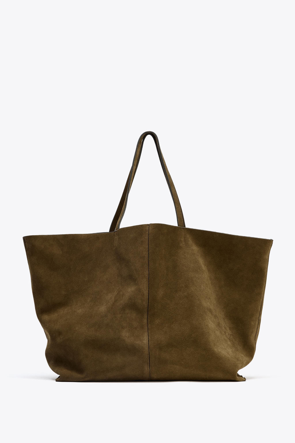 MAXI SUEDE TOTE BAG - Zara фото 3