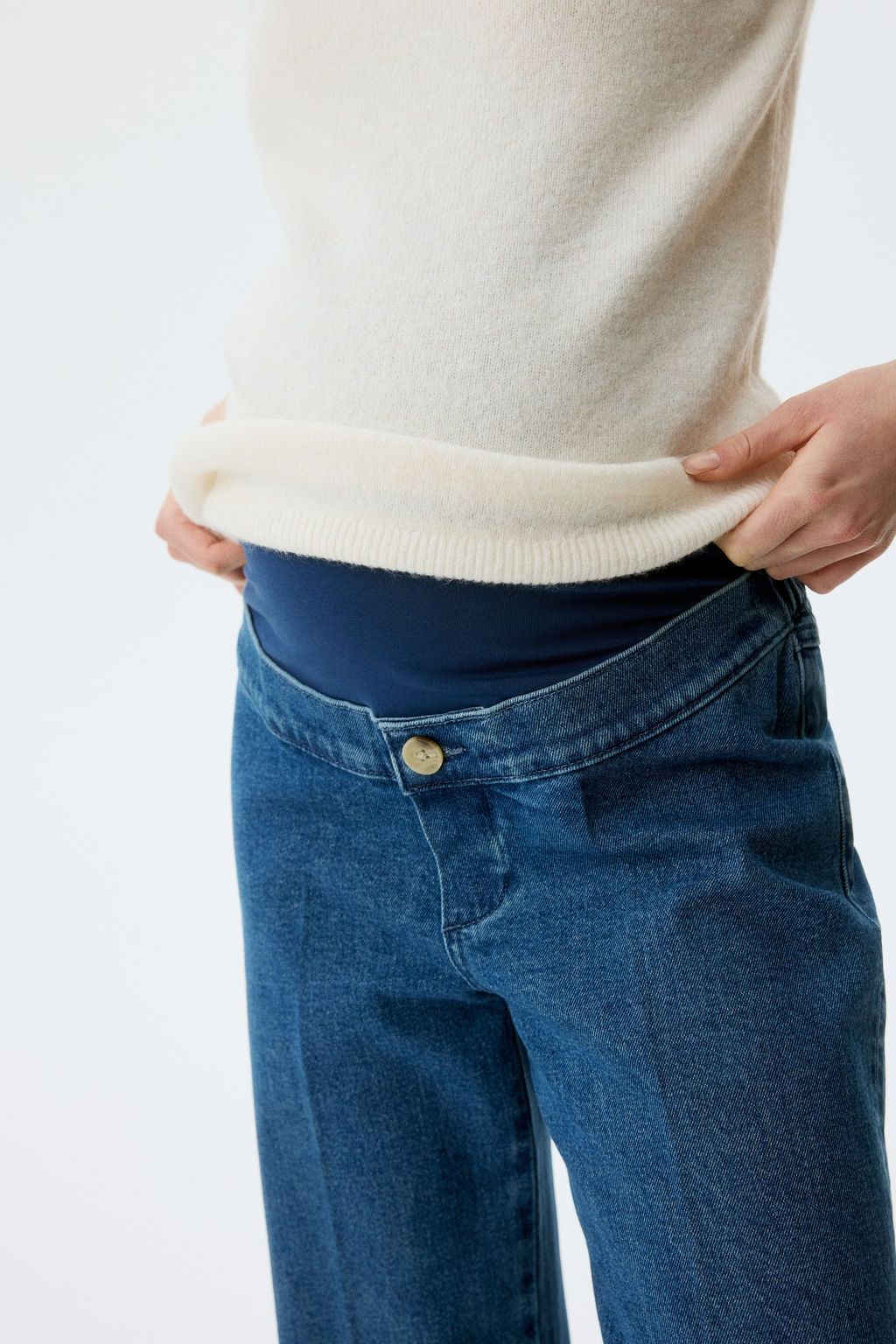 MAMA Bootcut High Waist Ankle Jeans - H&m фото 6