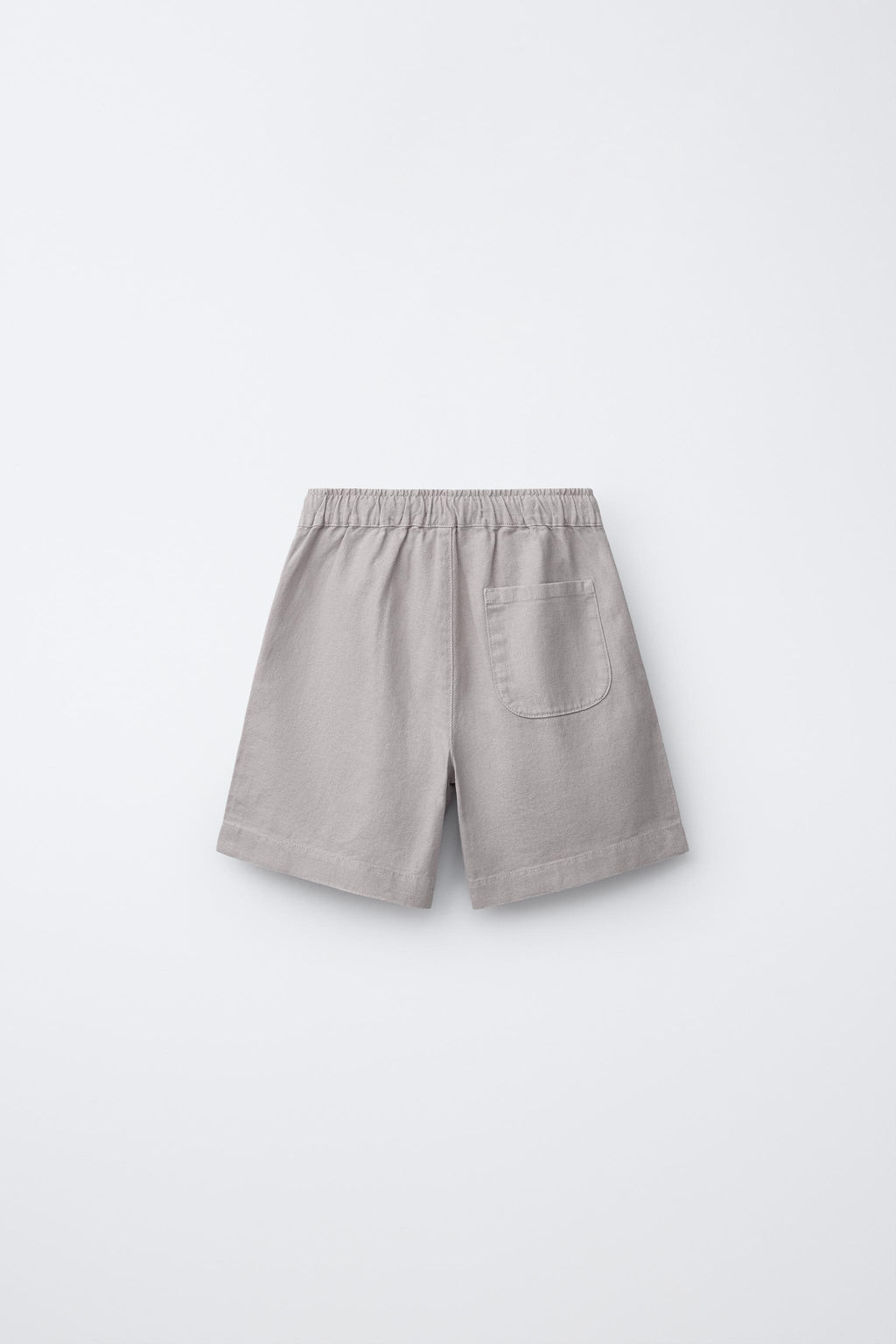 BERMUDA CON LINO Y ALGOD?N / Piedra - Zara фото 2