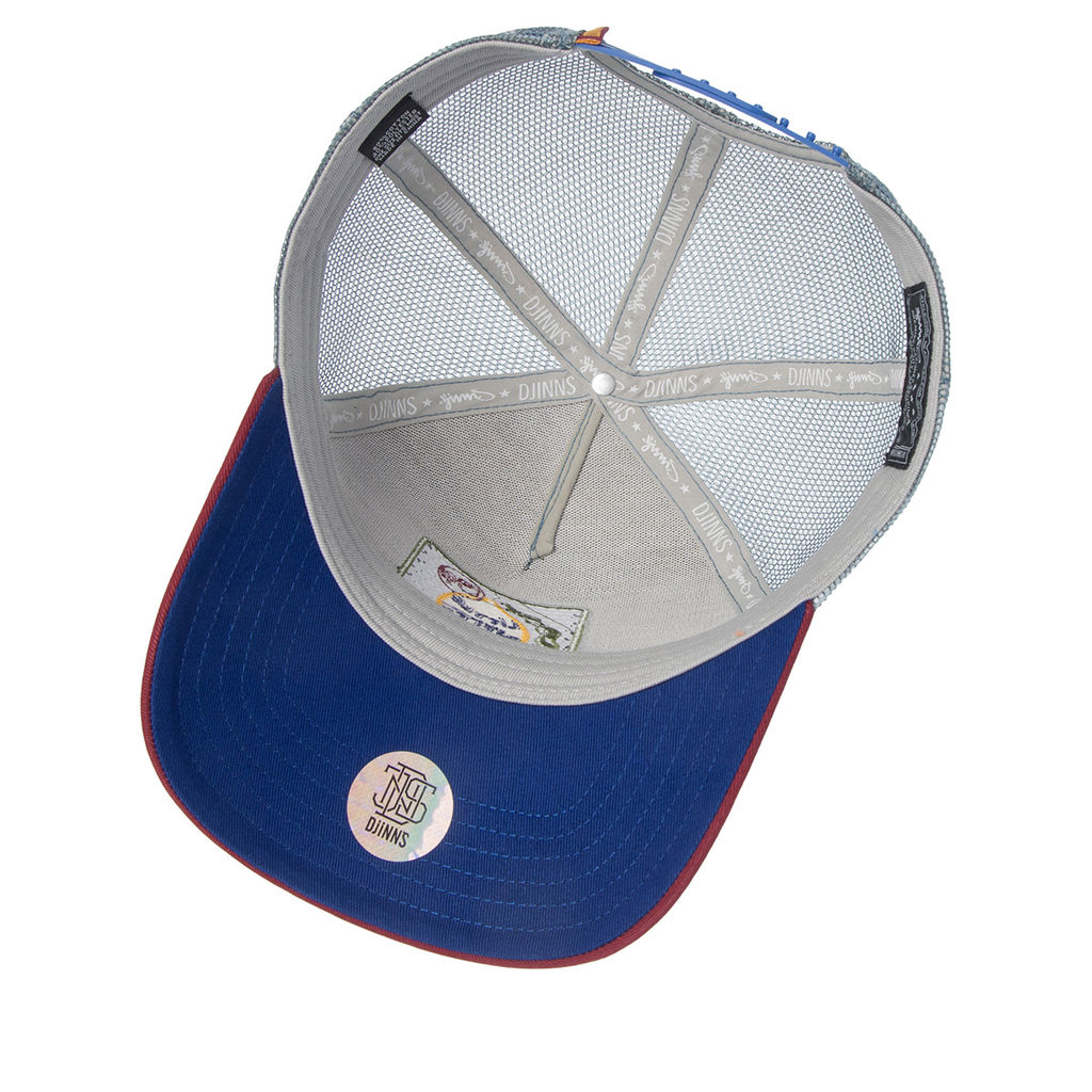 Бейсболка DJINNS арт. HFT Bitter (оливковый / бордовый)