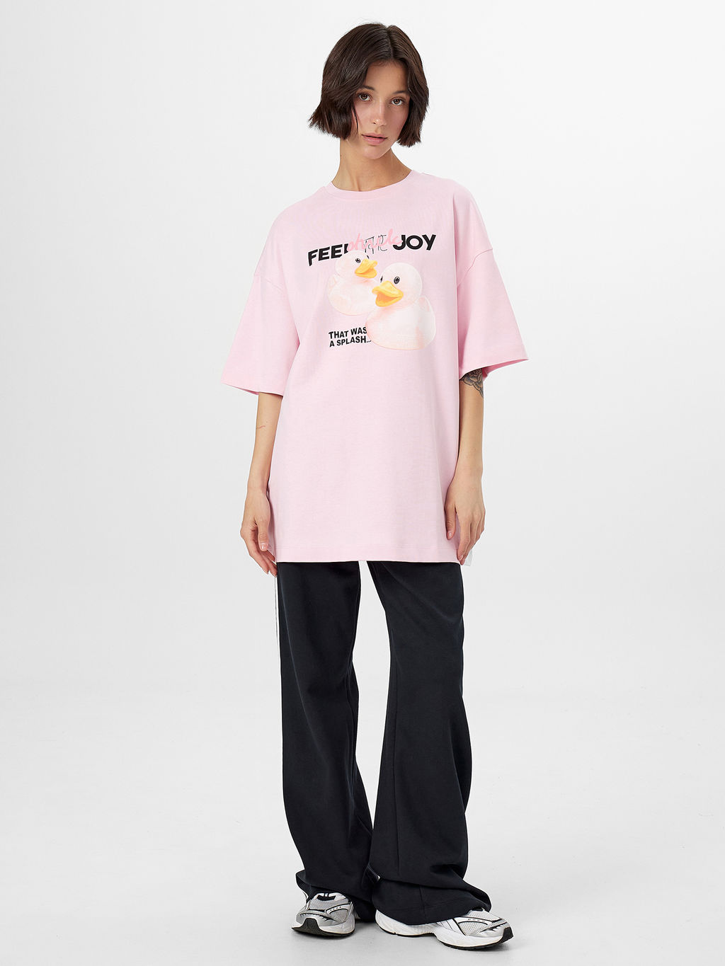 Футболка Mark Formelle женская розовая с печатью хлопок  фото 3