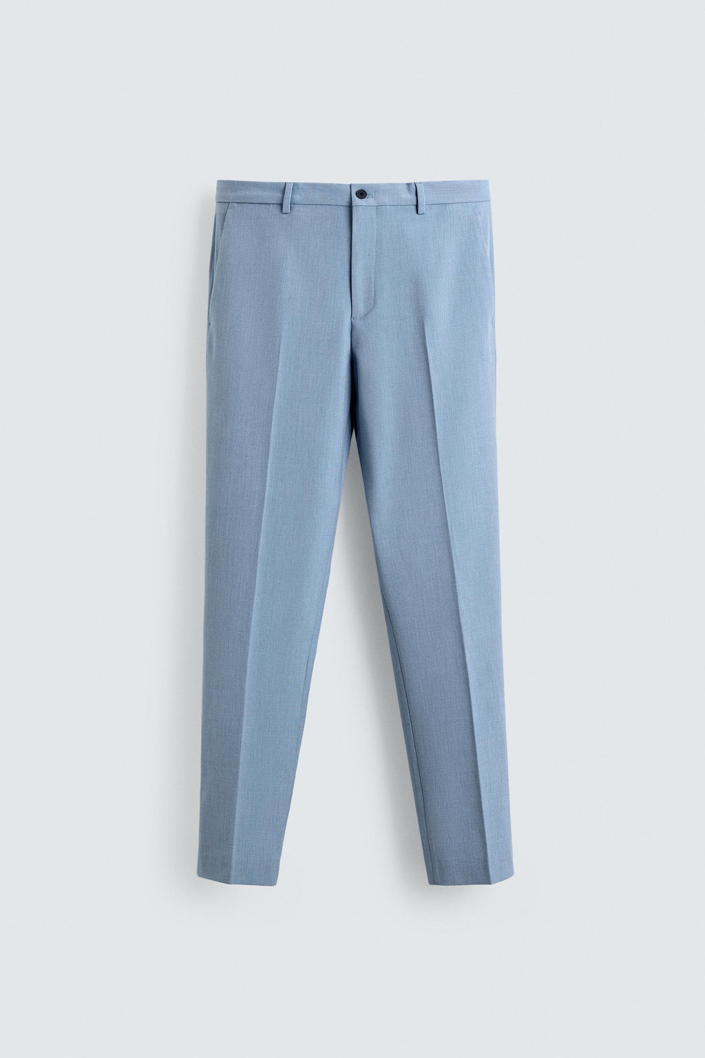 PANTAL?N TRAJE CONFORT ESTRUCTURA / Celeste - Zara фото 5