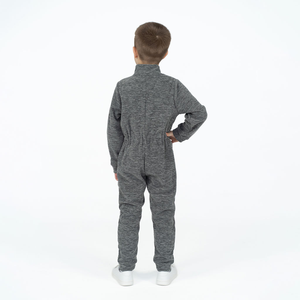 Комбинезон детский флисовый серый