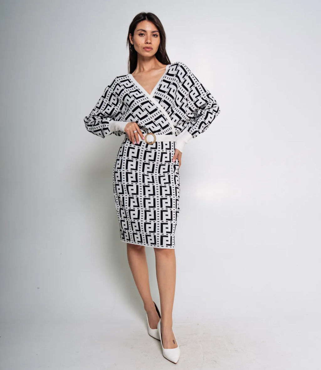 Платье #КТ2309, белый