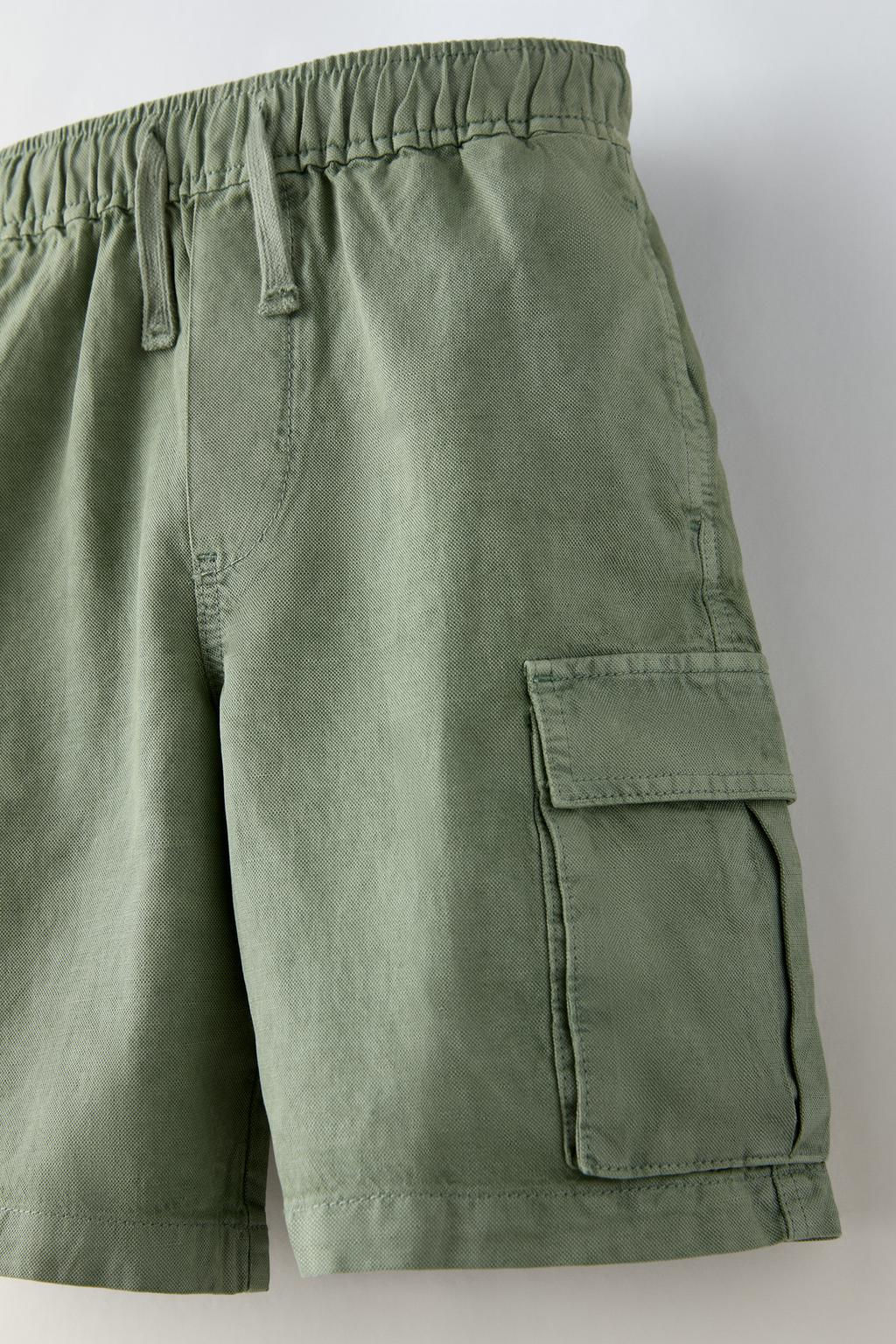 LOOSE FIT KARGO BERMUDA - Zara фото 7