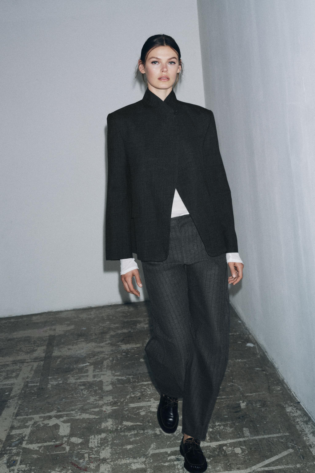 ZW COLLECTION STRIPED TROUSERS