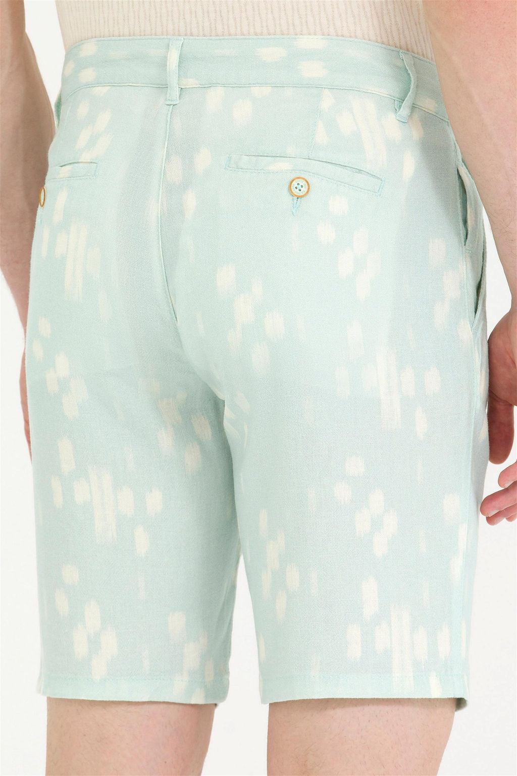 U. S. Polo Assn Мужские тканые шорты цвета морской волны - U.s. polo assn фото 14