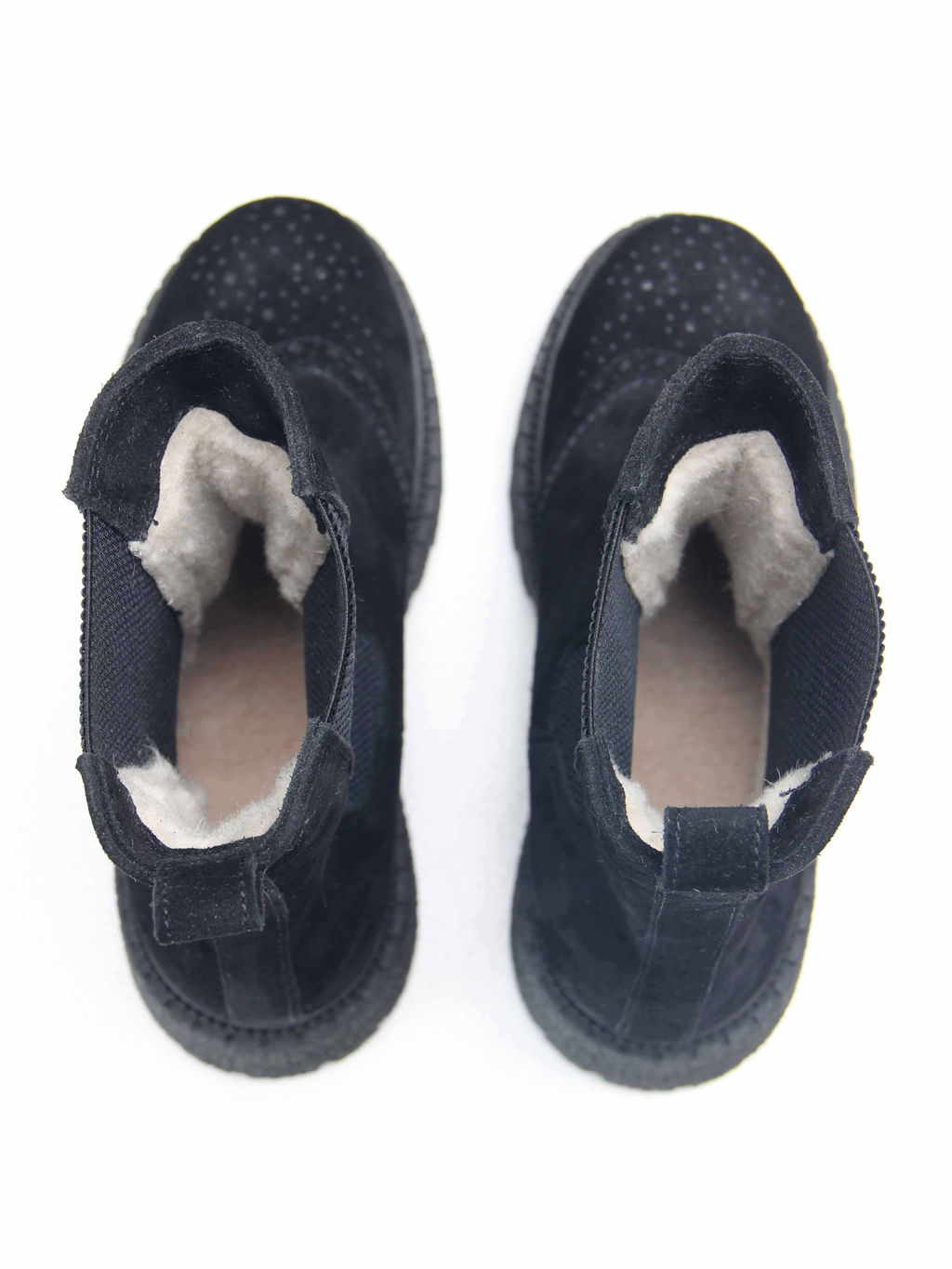 Челси 360.P.asteria.bl черный замша/Байка