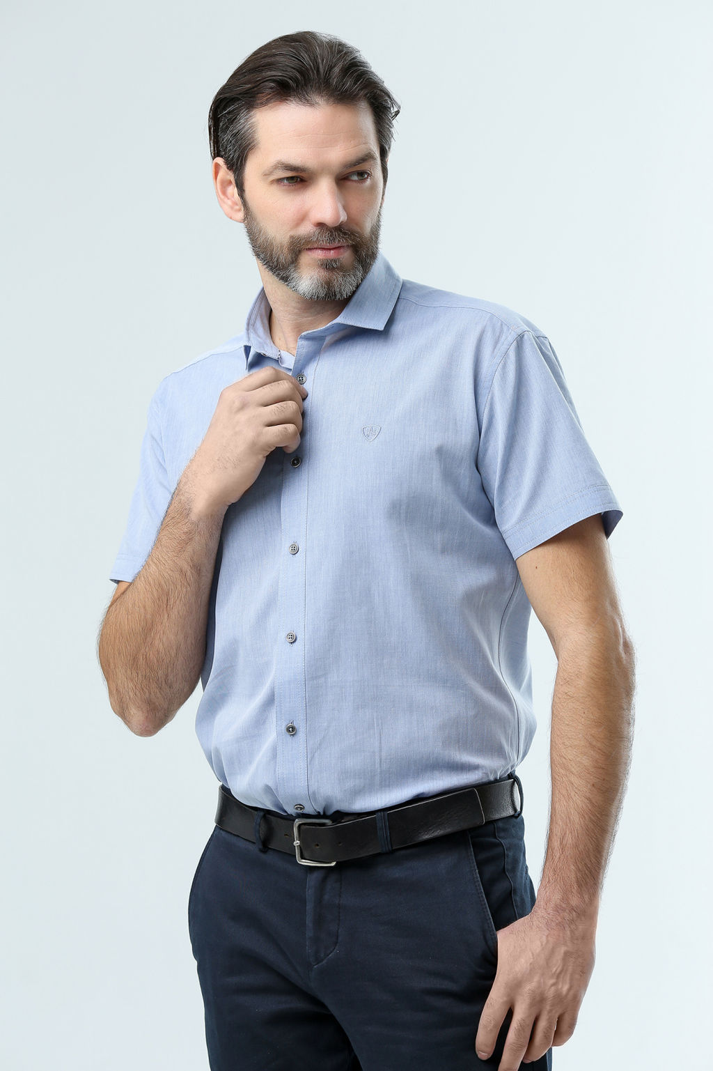 Рубашка 22-02-НТ-03 - Nicolo angi фото 4