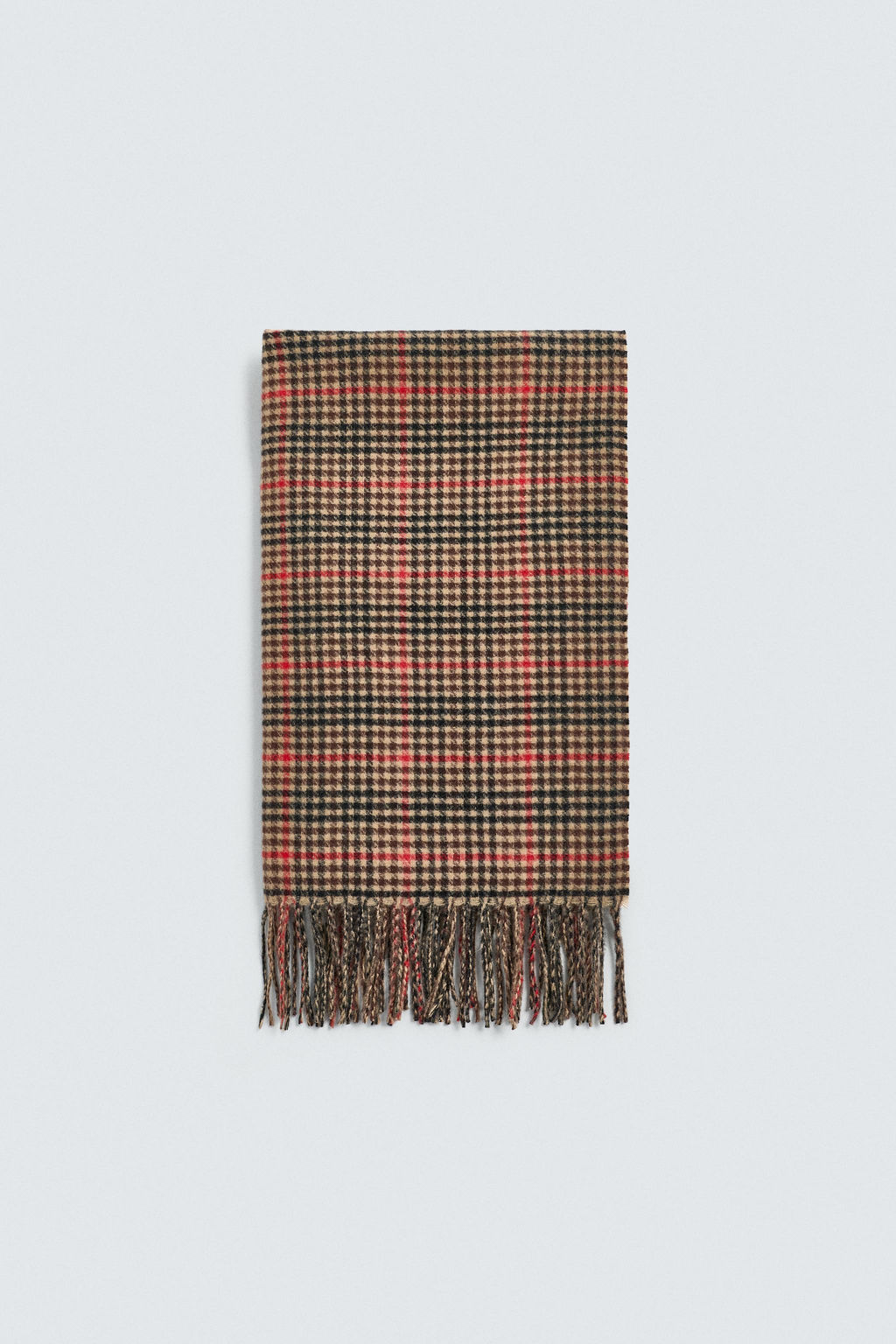VISCOSE BLEND CHECK SCARF - Zara фото 3