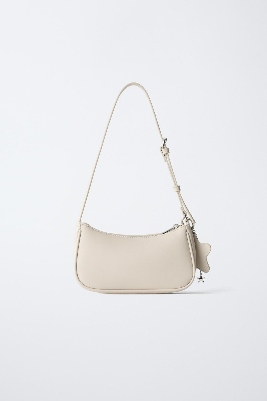 BOLSO HOMBRO CHARM / Blanco - Zara фото 5
