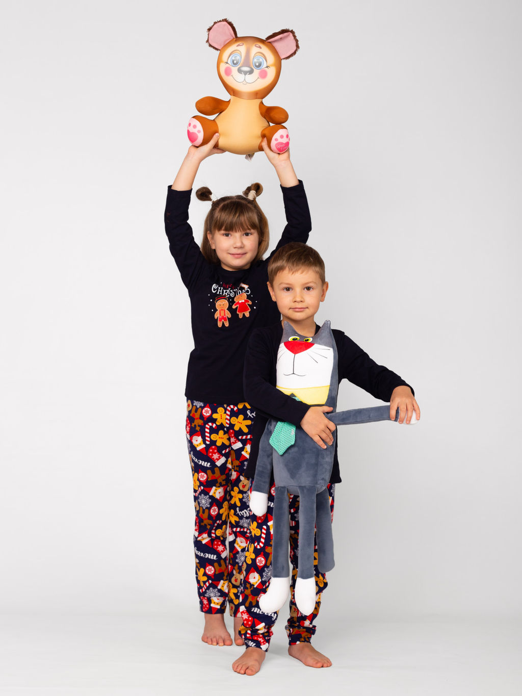 Пижама детская кулирка с брюками "ПРЯНЯ"