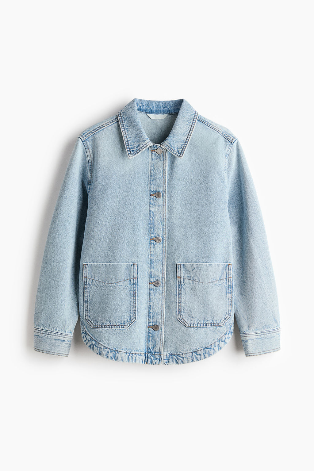 Chaqueta camisera en denim - H&m фото 2