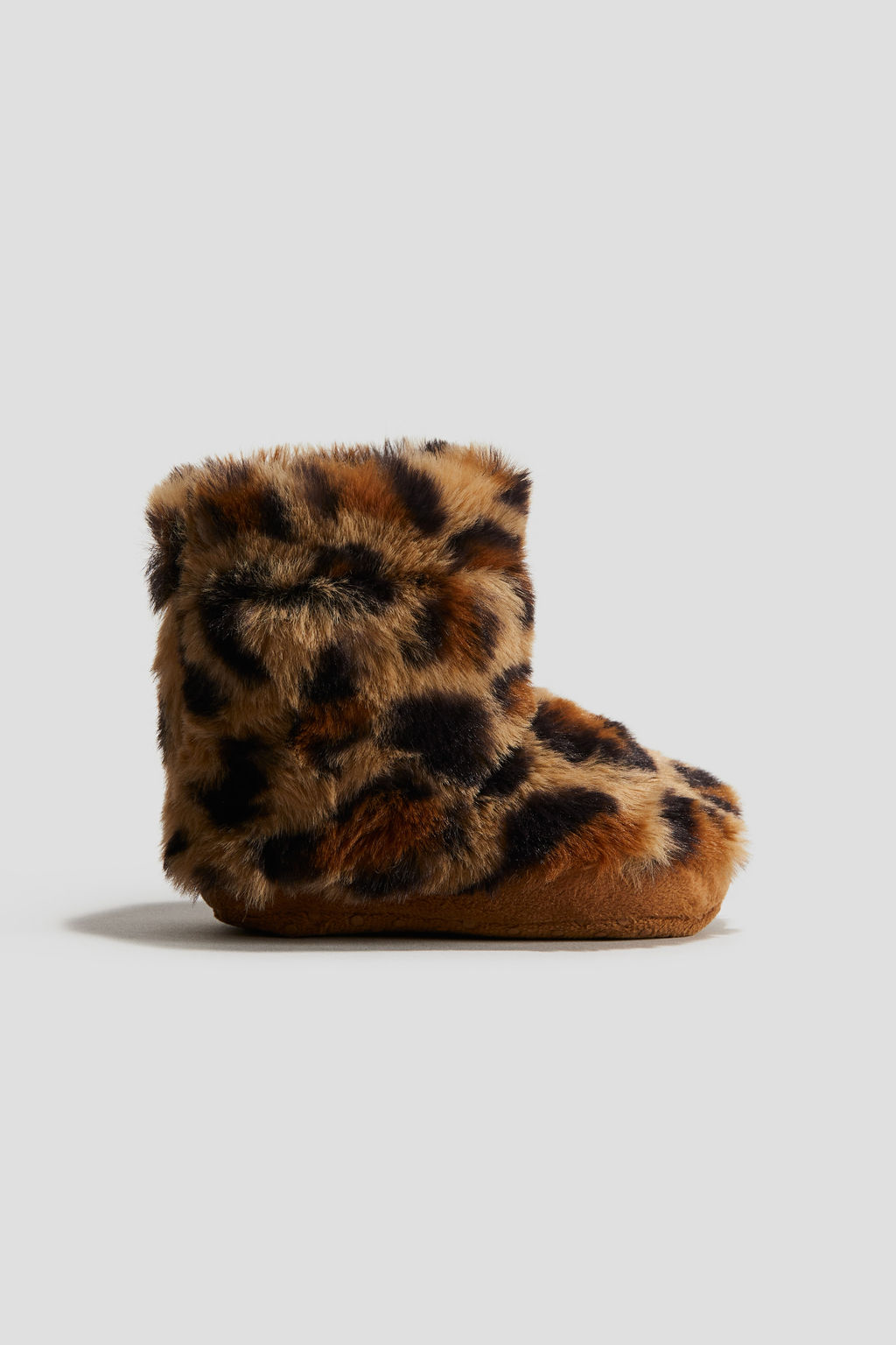 Zapatillas de casa efecto pelo con suela blanda