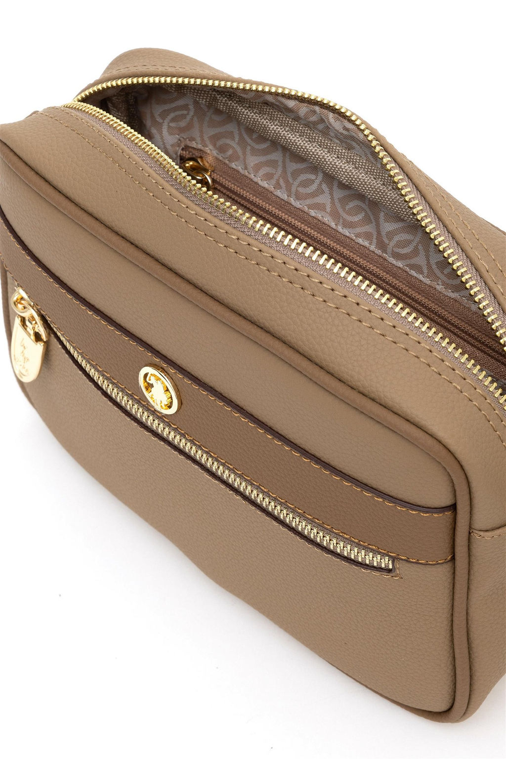 Женская темно-бежевая сумка Неожиданная скидка в корзине - U.s. polo assn фото 5