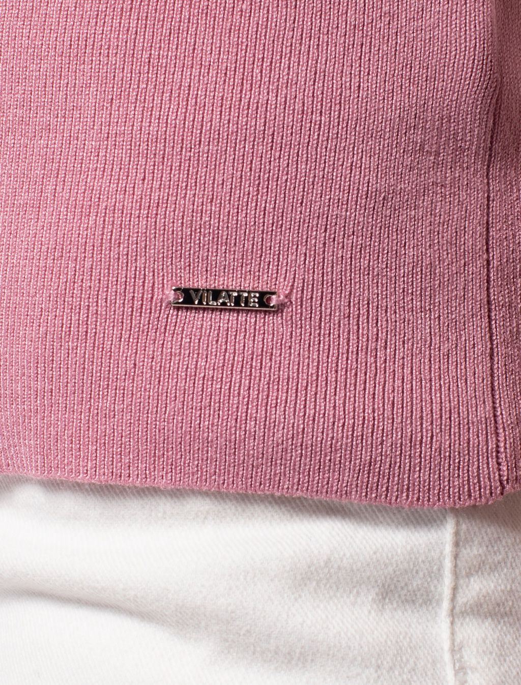 VILATTE / Поло тонкой вязки из вискозы  фото 11