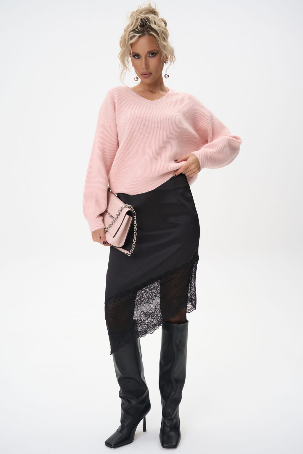 Юбка Алексия (чёрный) - Эльза фото 7