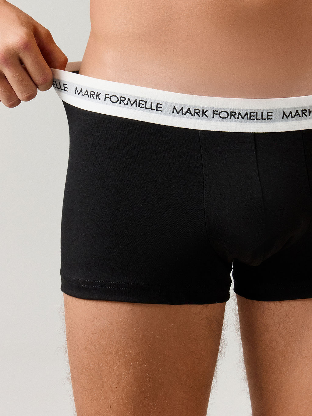 Цена за 2 штуки! Трусы боксеры мужские черные - Mark formelle фото 4