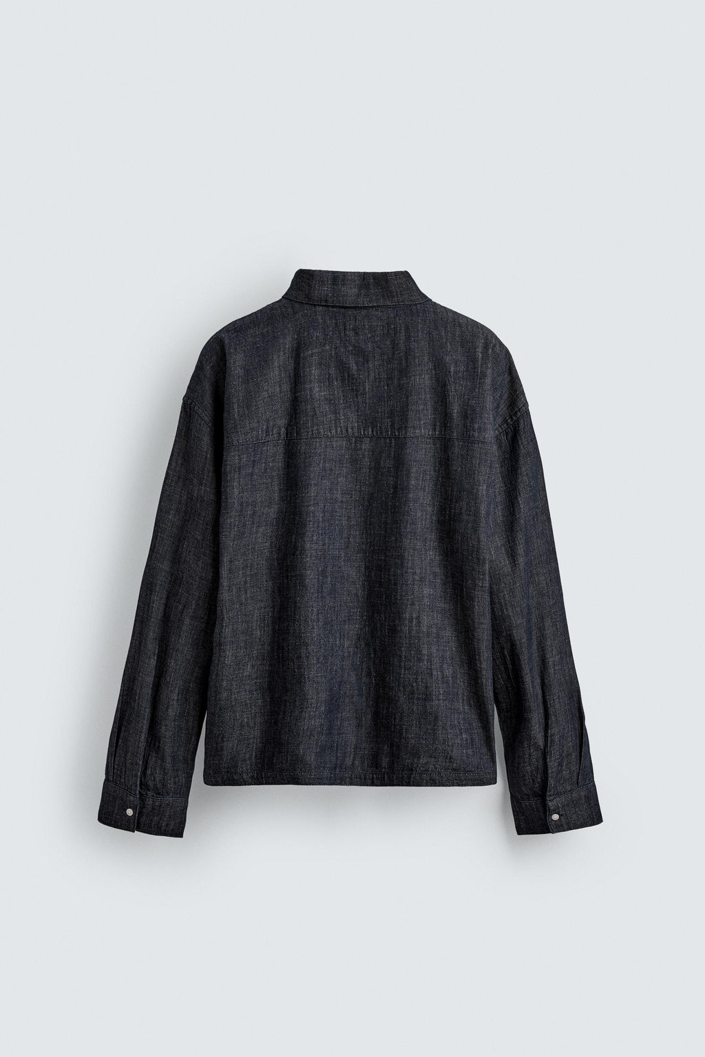 CAMISA POLO RELAXED FIT DENIM / ?ndigo - Zara фото 8