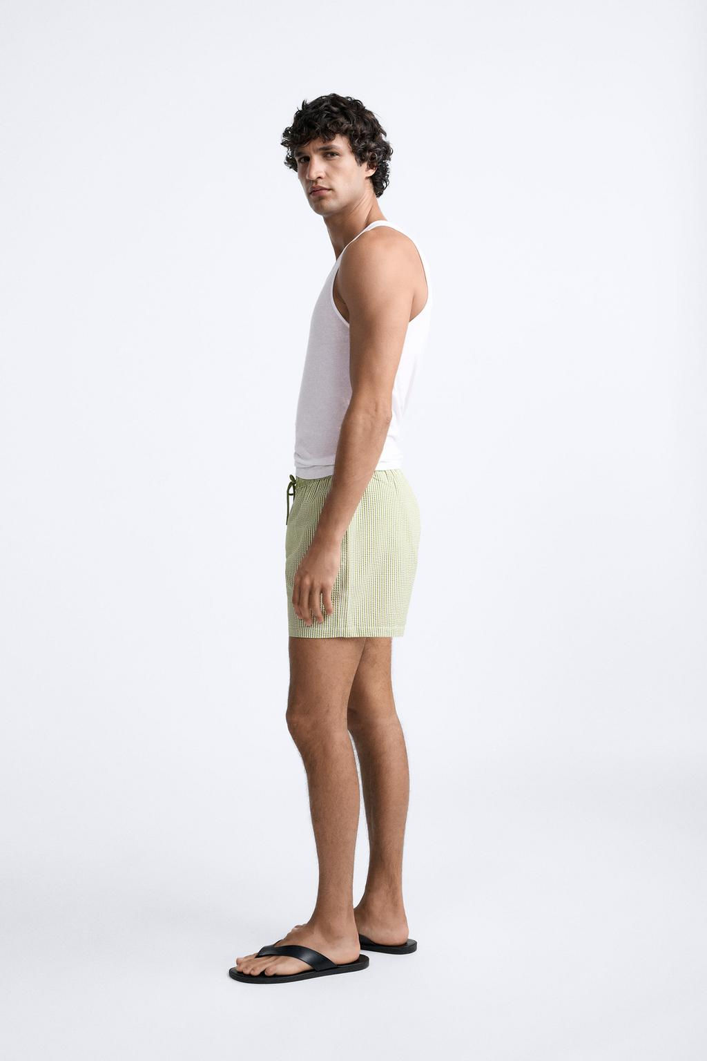 REGULAR GOFRE KUMAS DENIZ SORTU - Zara фото 41