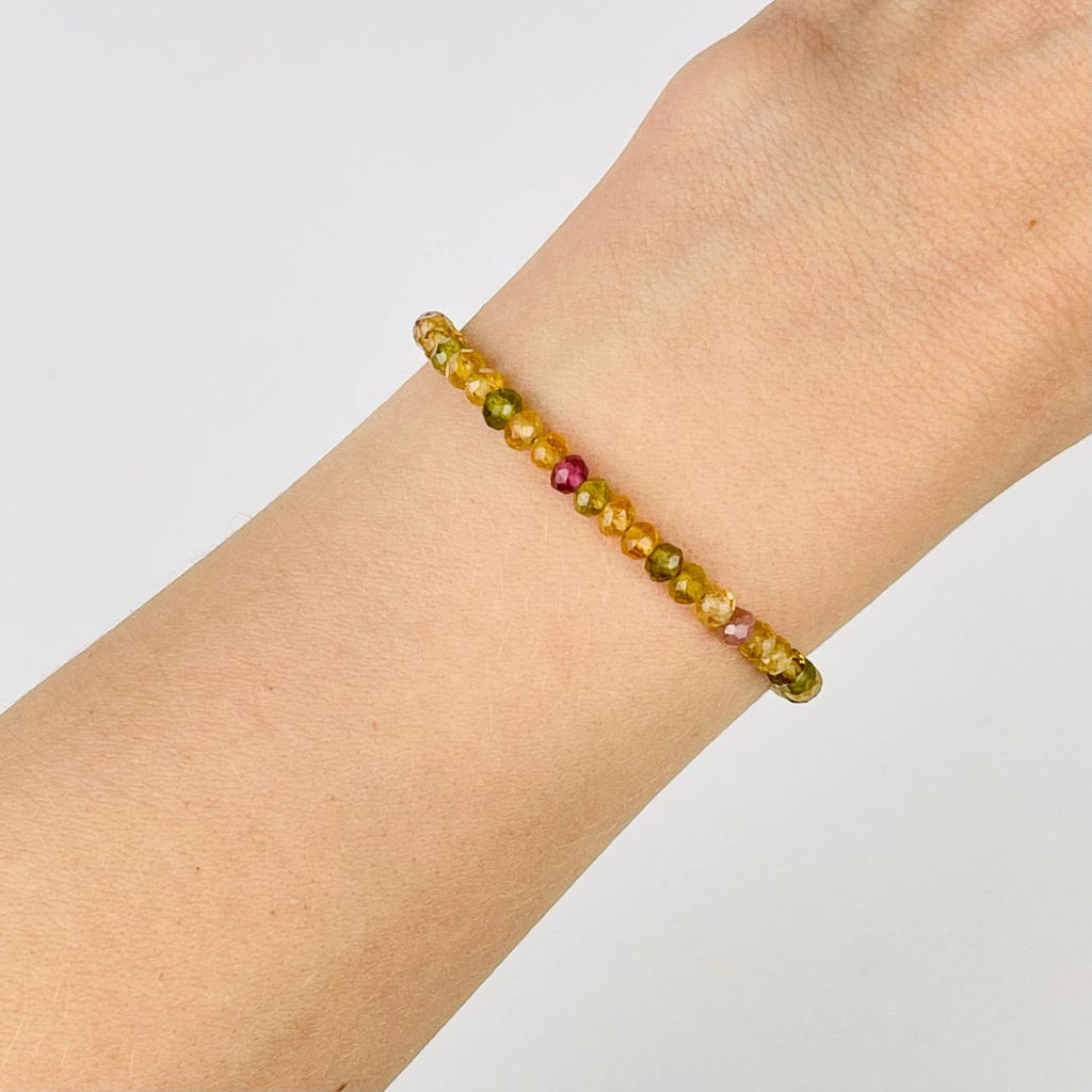 Браслет из Турмалина микс 18 см +