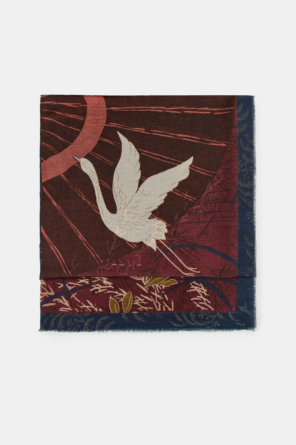 FLORAL PRINT SCARF - Zara фото 5