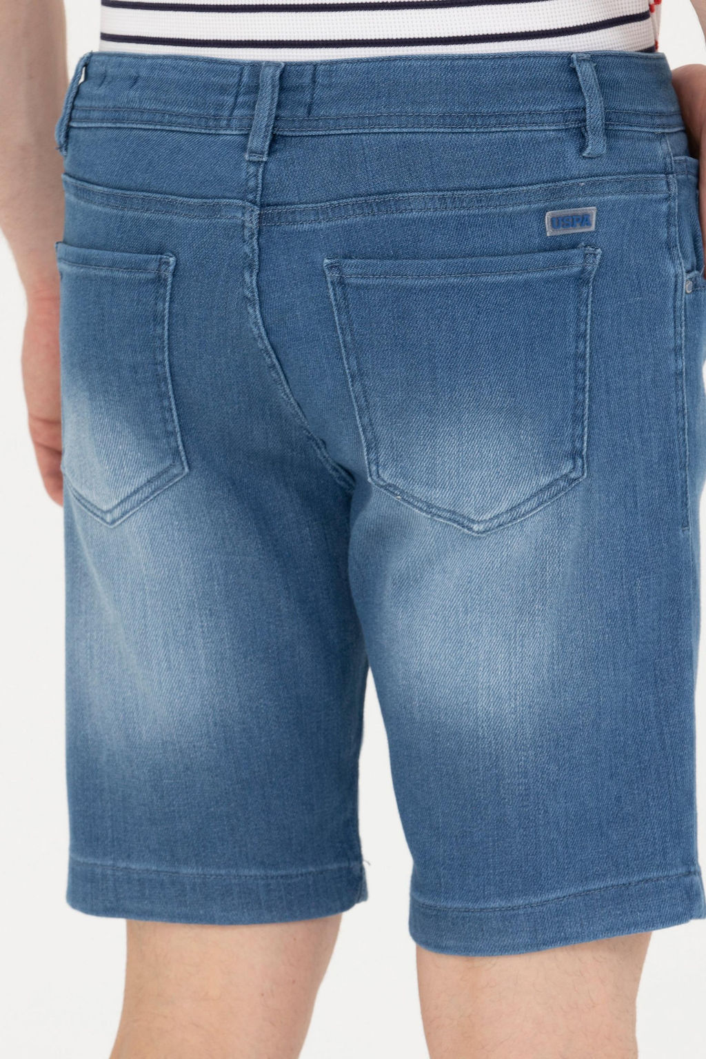 U. S. Polo Assn Мужские синие джинсовые шорты - U.s. polo assn фото 7