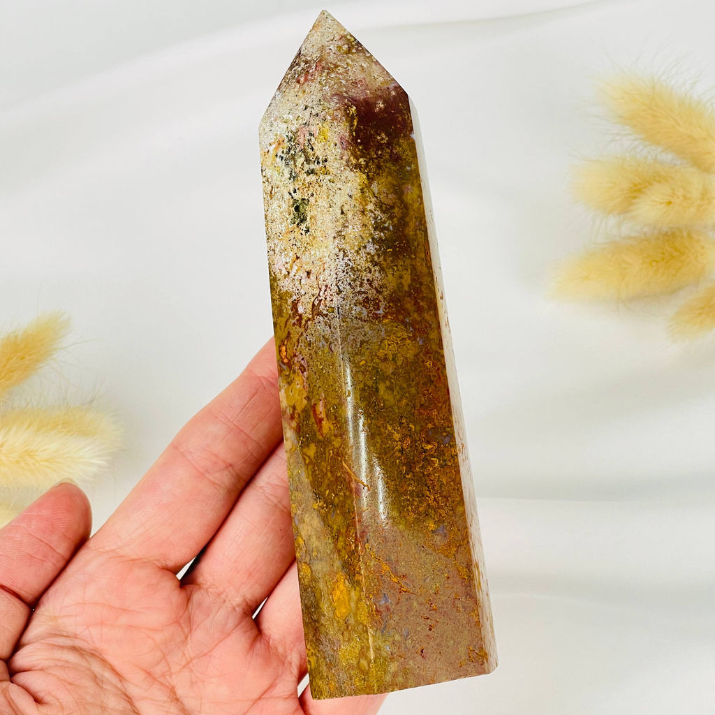 Кристалл из Яшмы океанической - Радуга самоцветов фото 3