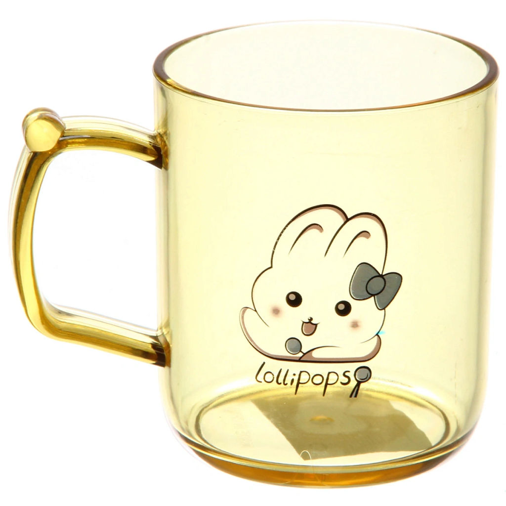 Цена за 3 шт. Кружка пластиковая 300мл "Милашка", микс цветов