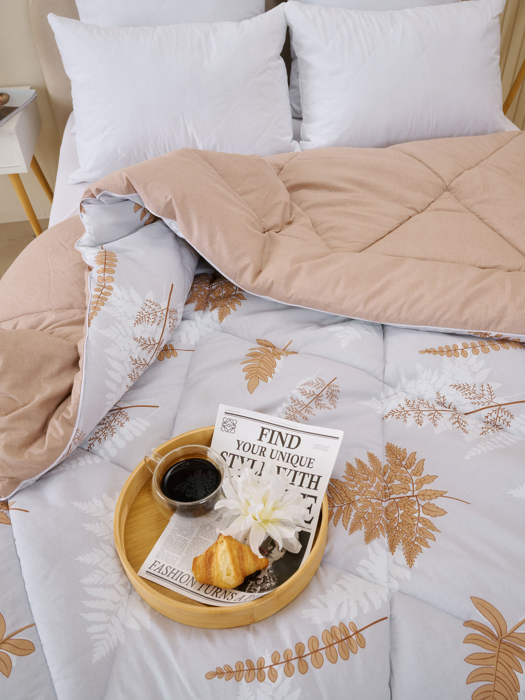 Одеяло всесезонное Уют - Лунный Папоротник 200х220