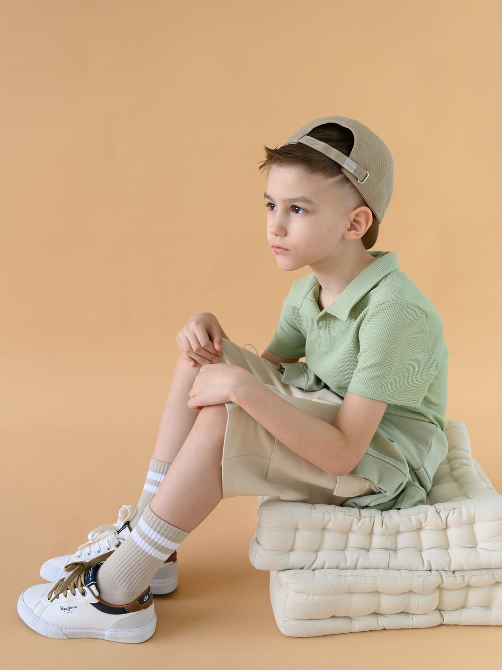 Футболка для мальчика поло, синий - Lesi kids фото 22