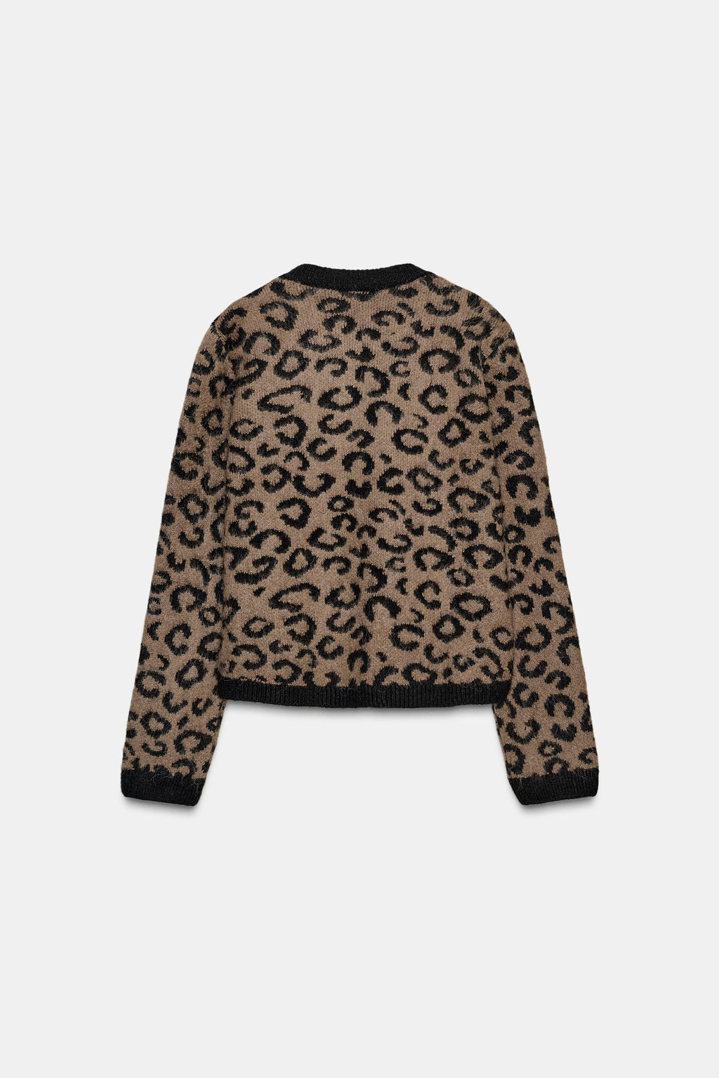 ANIMAL JACQUARD KNIT CARDIGAN - Zara фото 13