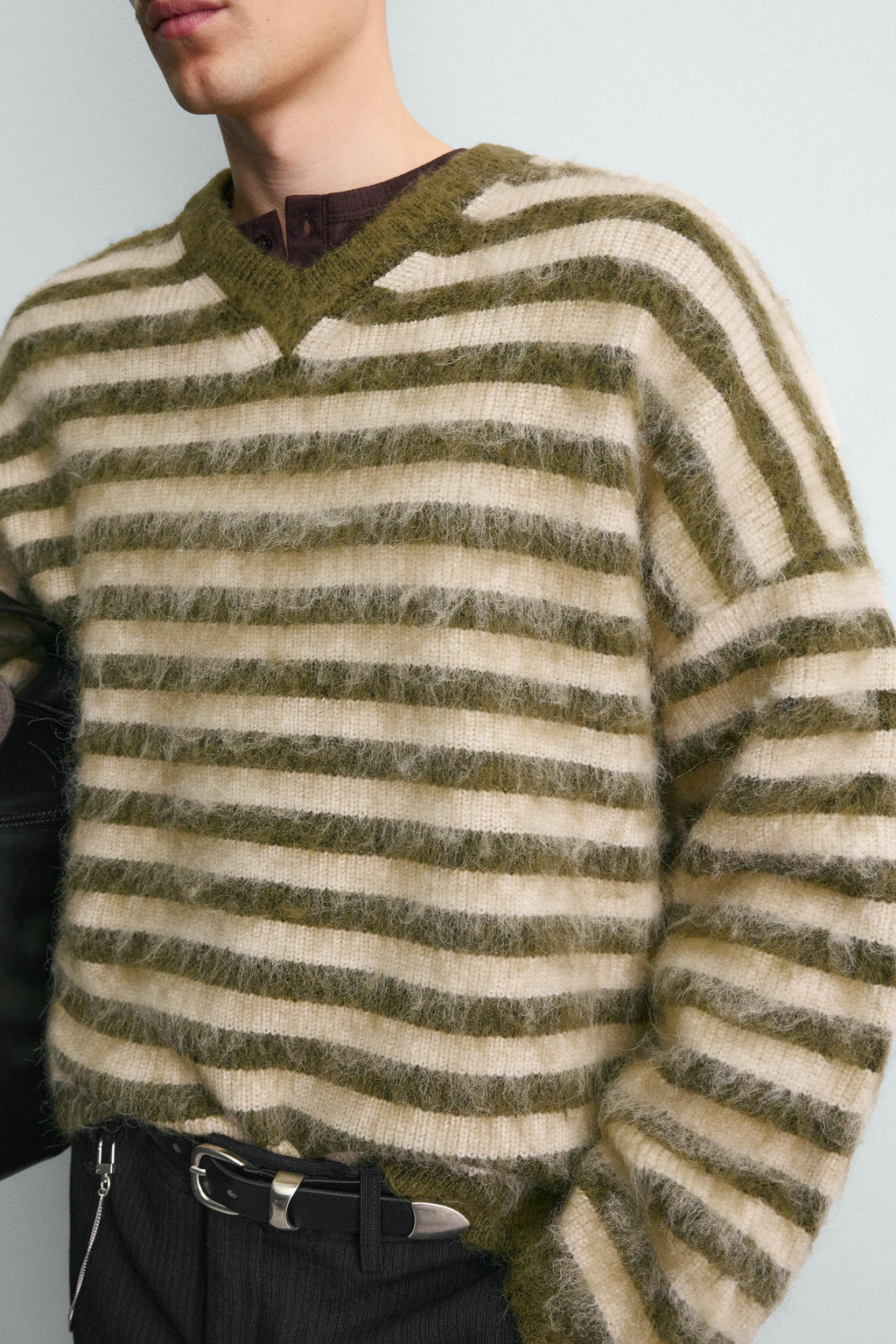 BRUSHED STRIPED JUMPER - Zara фото 5