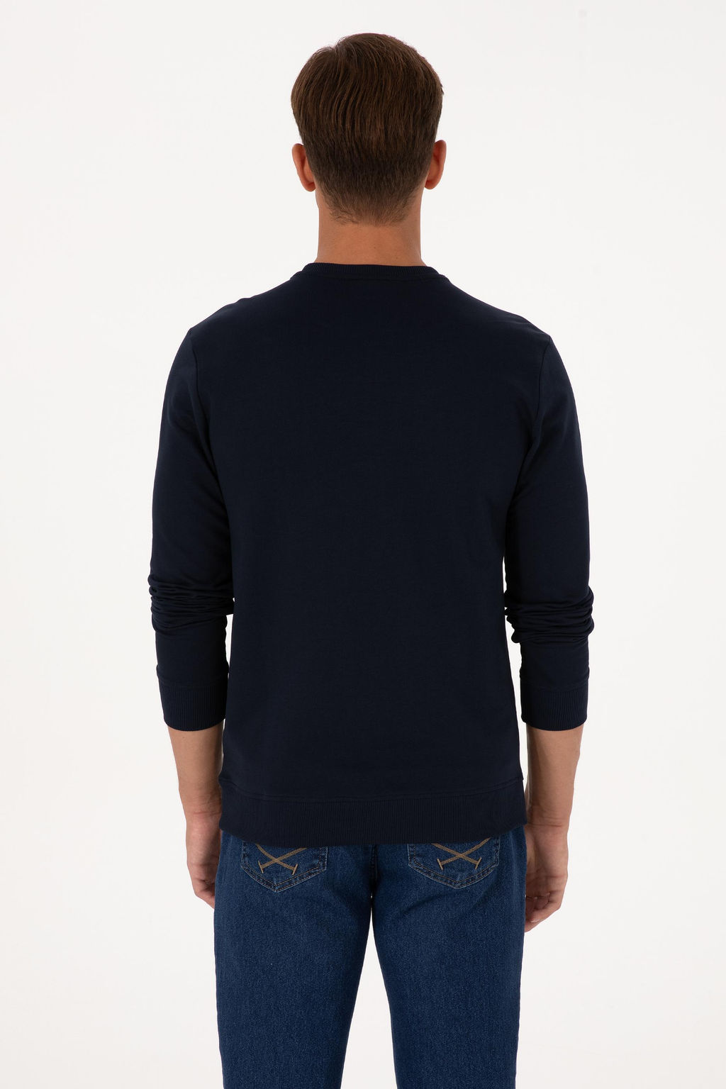 Erkek Lacivert Sweatshirt Sepette S_rpriz _ndirim - U.s. polo assn фото 5