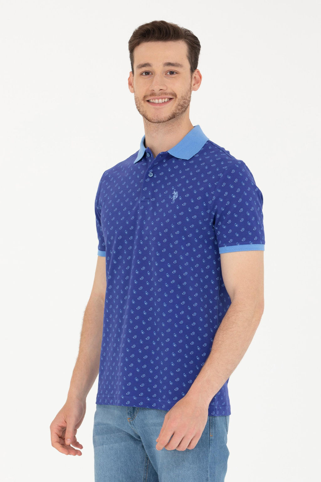 Erkek Kobalt Polo Yaka Ti__rt