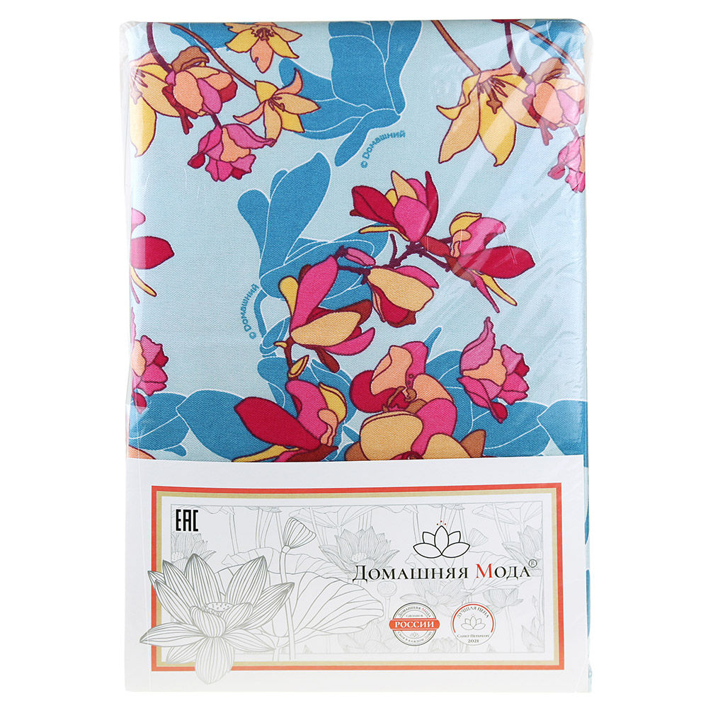 Аромат магнолии Скатерть рогожка 180х145см, 191г/м2, хлопок 100%, Домашняя мода (Россия)  фото 5