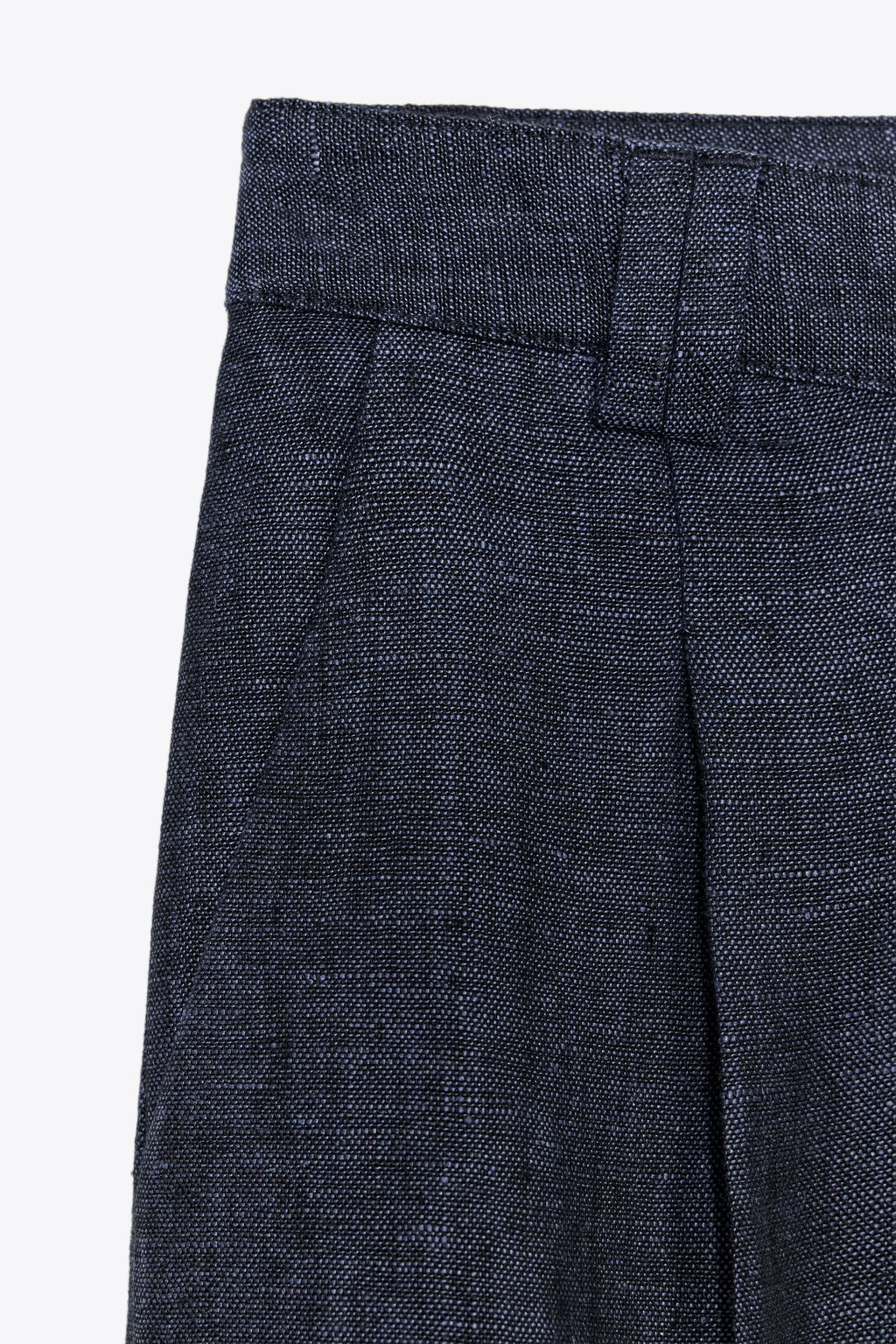100% LINEN CROSS-WAIST TROUSERS - Zara фото 16