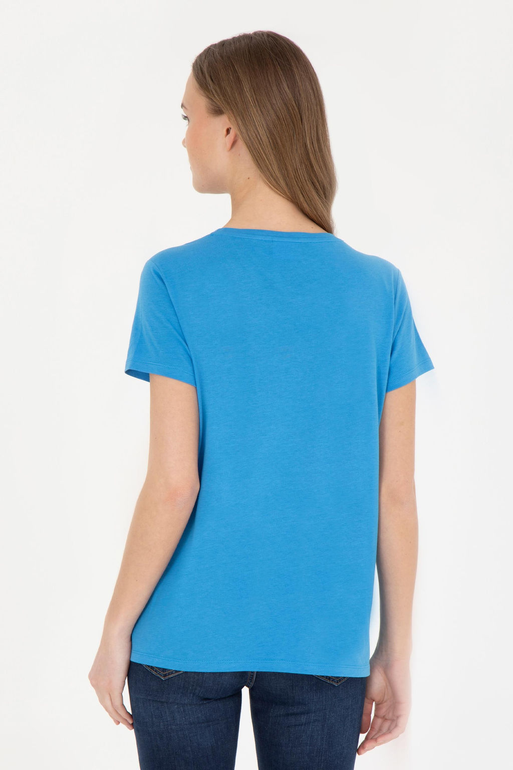 Женская футболка Saks с круглым вырезом - U.s. polo assn фото 12